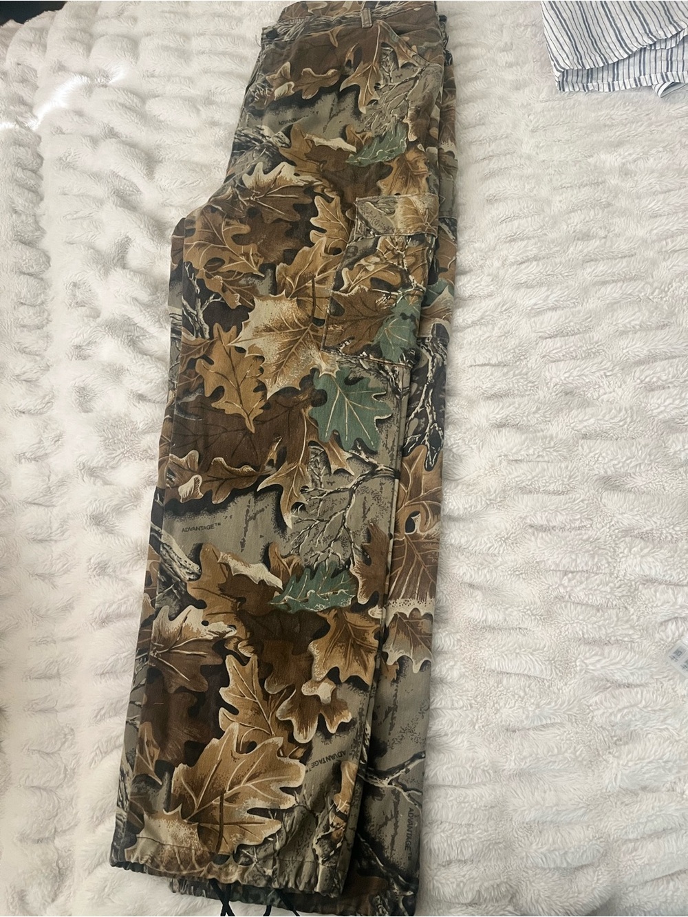 Men's Camouflage Cargo Pants in Brown & Green